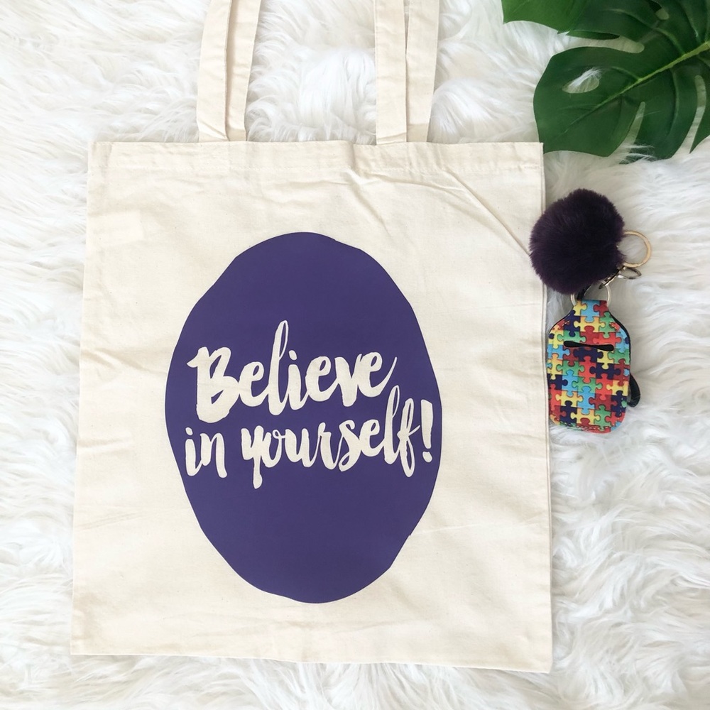 Canvas Tote Bag “Believe in Yourself “